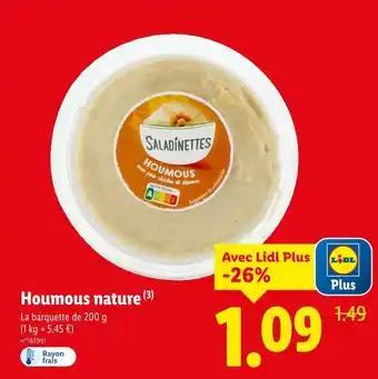 Saladinettes Houmous