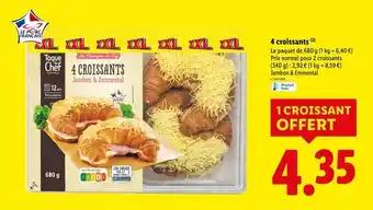 Toque du Chef 4 croissants