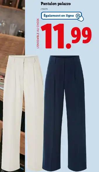 Pantalon palazzo