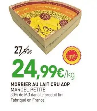 Morbier au lait cru aop