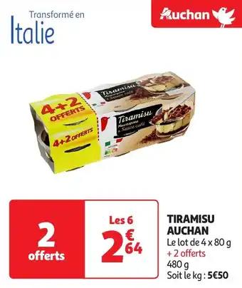 Auchan tiramisu 480 g