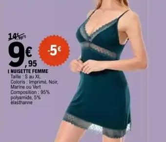 Nuisette femme
