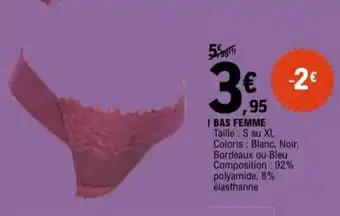 Bas femme