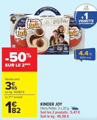 KINDER JOY 3 x 20 g