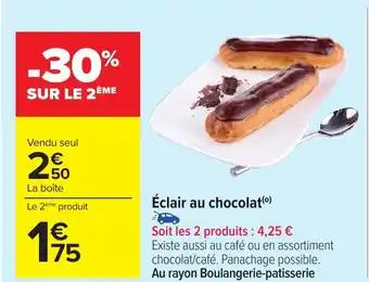 Éclair au chocolat