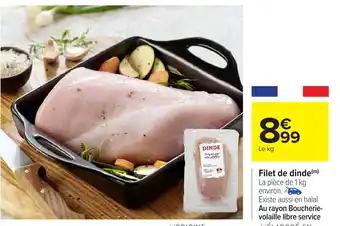 Filet de dinde 1 kg 