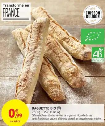 Baguette bio 250 g