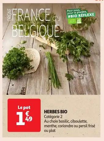 Herbes bio