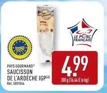 Saucisson de l'ardèche IGP