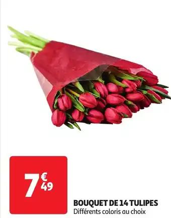 Bouquet de 14 tulipes