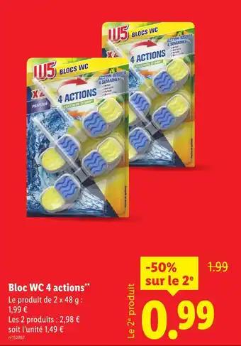 W5 Bloc WC 4 actions