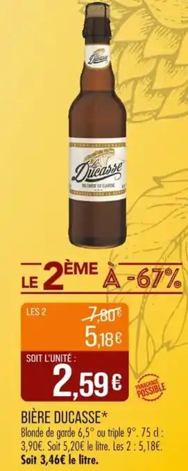 DUCASSE Bière 75 cl 