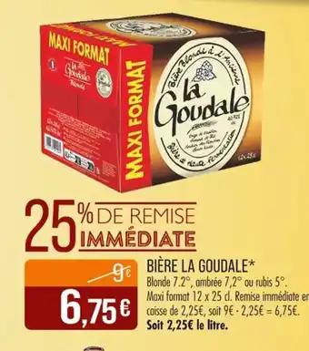 LA GOUDALE Bière