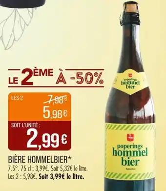 Bière hommelbier 75 cl 