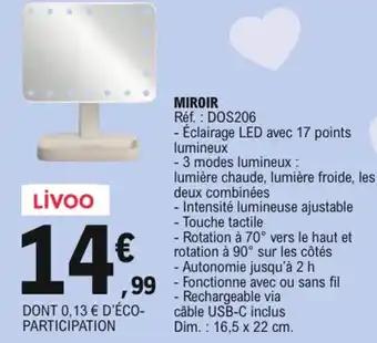 Livoo miroir