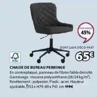 Chaise de bureau pebringe