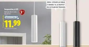 Suspension à LED