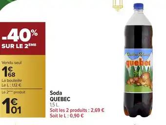 QUEBEC Soda 1,5 l