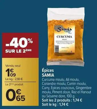 SAMIA Épices 100 g 