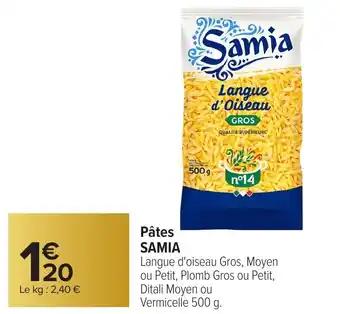 SAMIA Pâtes 500 g 