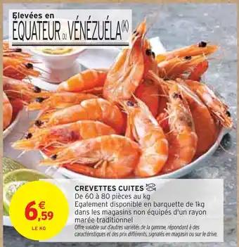 Crevettes cuites