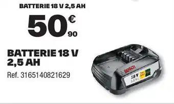 Batterie 18 v 2,5 ah
