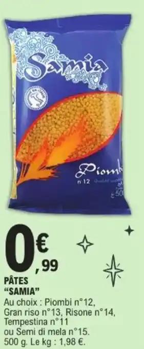 Pâtes samia 500 g 