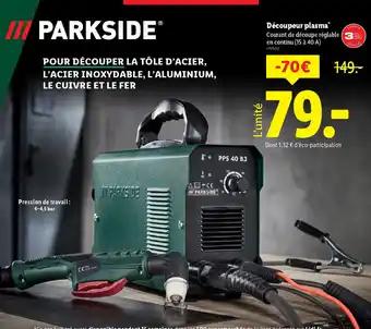 PARKSIDE® Découpeur plasma