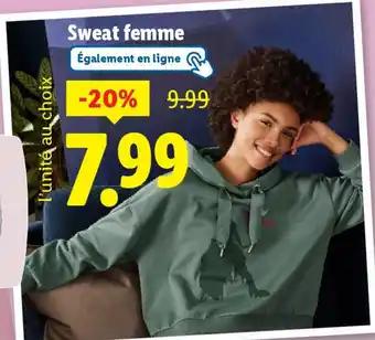 Sweat femme