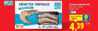 Crevettes tropicales asc