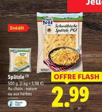 Schwäbische Spätzle PGI