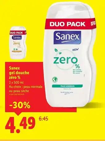 SANEX Gel douche zéro %