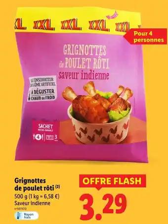 Grignottes de poulet rôti