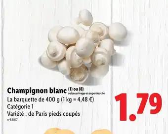 Champignon blanc 400 g