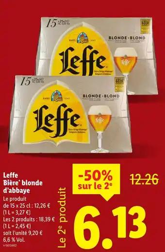 Leffe Bière blonde d'abbaye