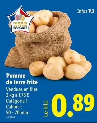 Pomme de terre frite