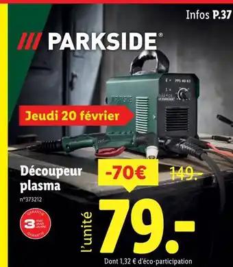 Parkside Découpeur plasma