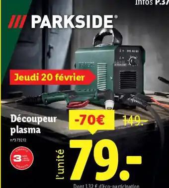 PARKSIDE® Découpeur plasma