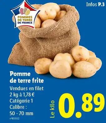 Pomme de terre frite 2 kg 