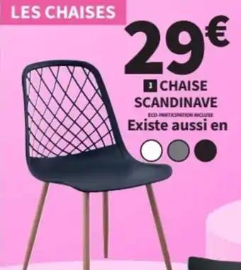 Chaise scandinave