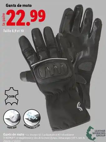 Gants de moto