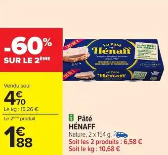 Pâté HÉNAFF 154 g