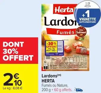 Lardons Herta 200 g 
