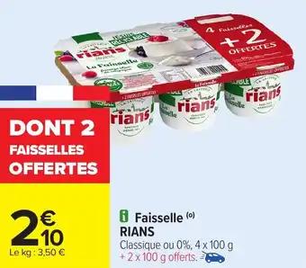Faisselle RIANS 100 g 