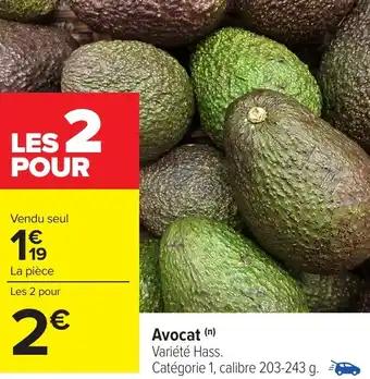Avocat 203/243 g