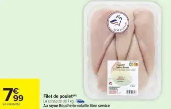Filet de poulet 1 kg 