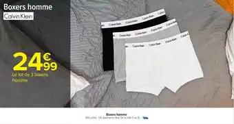 Boxers homme