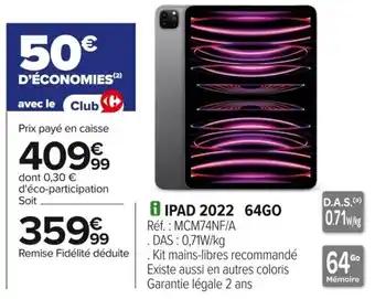 Ipad 2022 64go