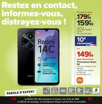 Smartphone redmi 14c