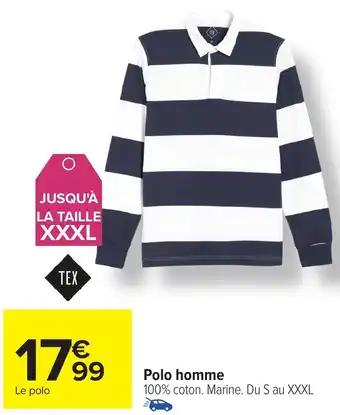 Polo homme